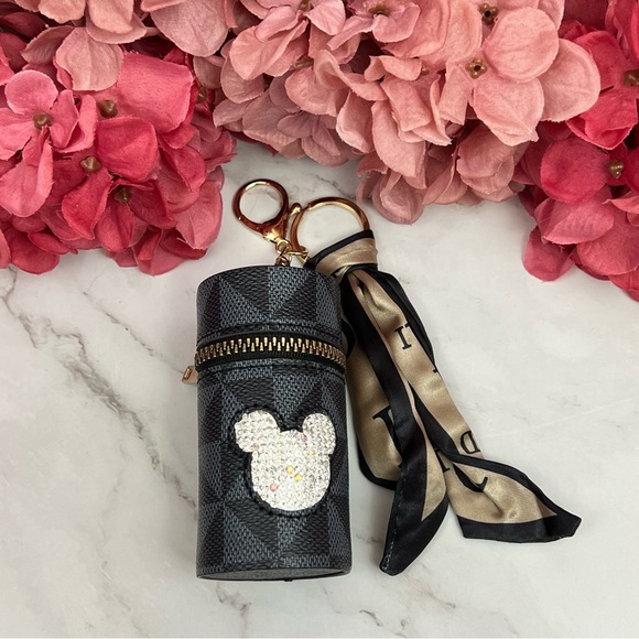 Mickey Mouse Coin Purse with Ribbon Tassel Keychain - Picture 11 of 16